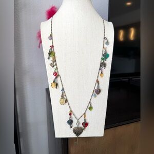 Glass Works Studio Colorful Charm Necklace